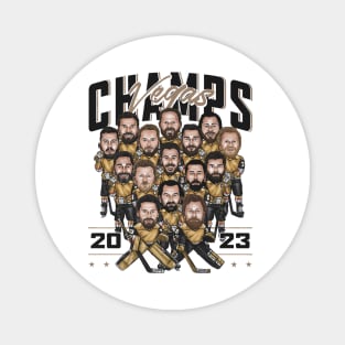 Vegas Hockey Champs 2023 Magnet